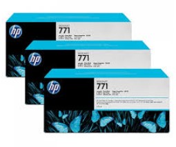 HP No.771B Photo Black DesignJet 油墨盒 (775ml, 3組) (B6Y29A) For HP  Z6200